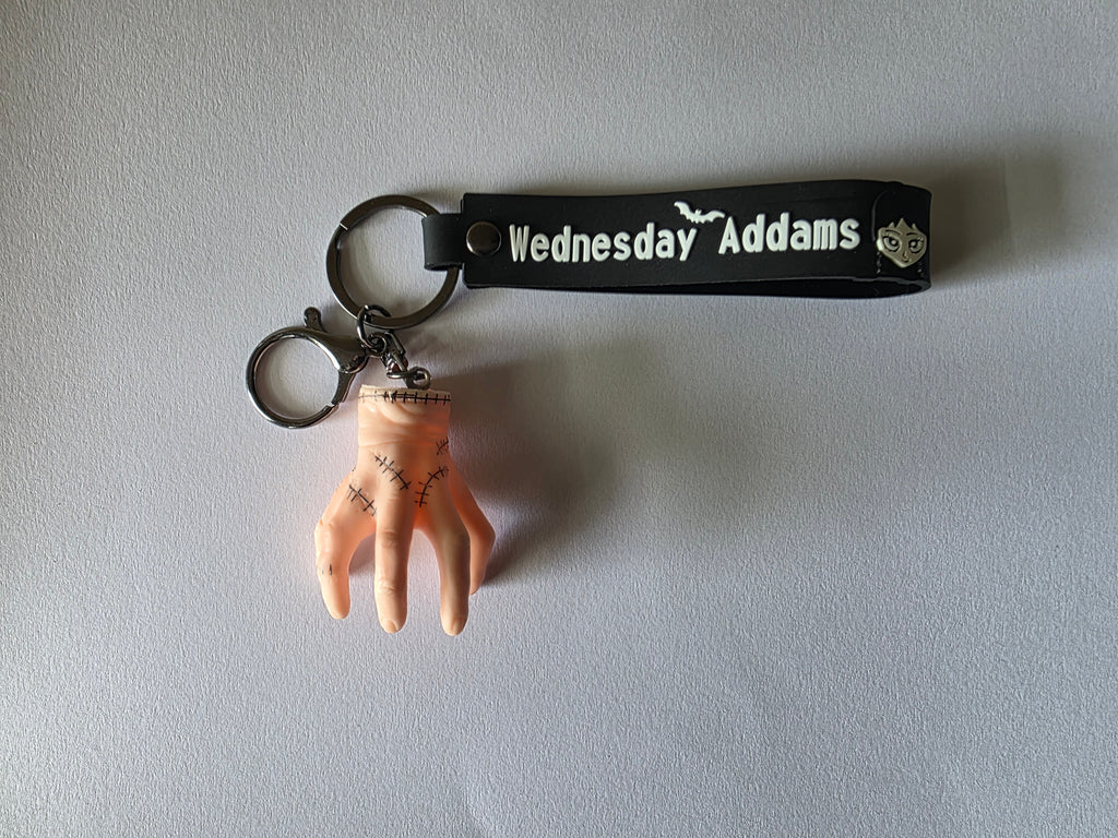 Wednesday Addams 3D Figure Keychains – 3-Pack Claw Machine Prize