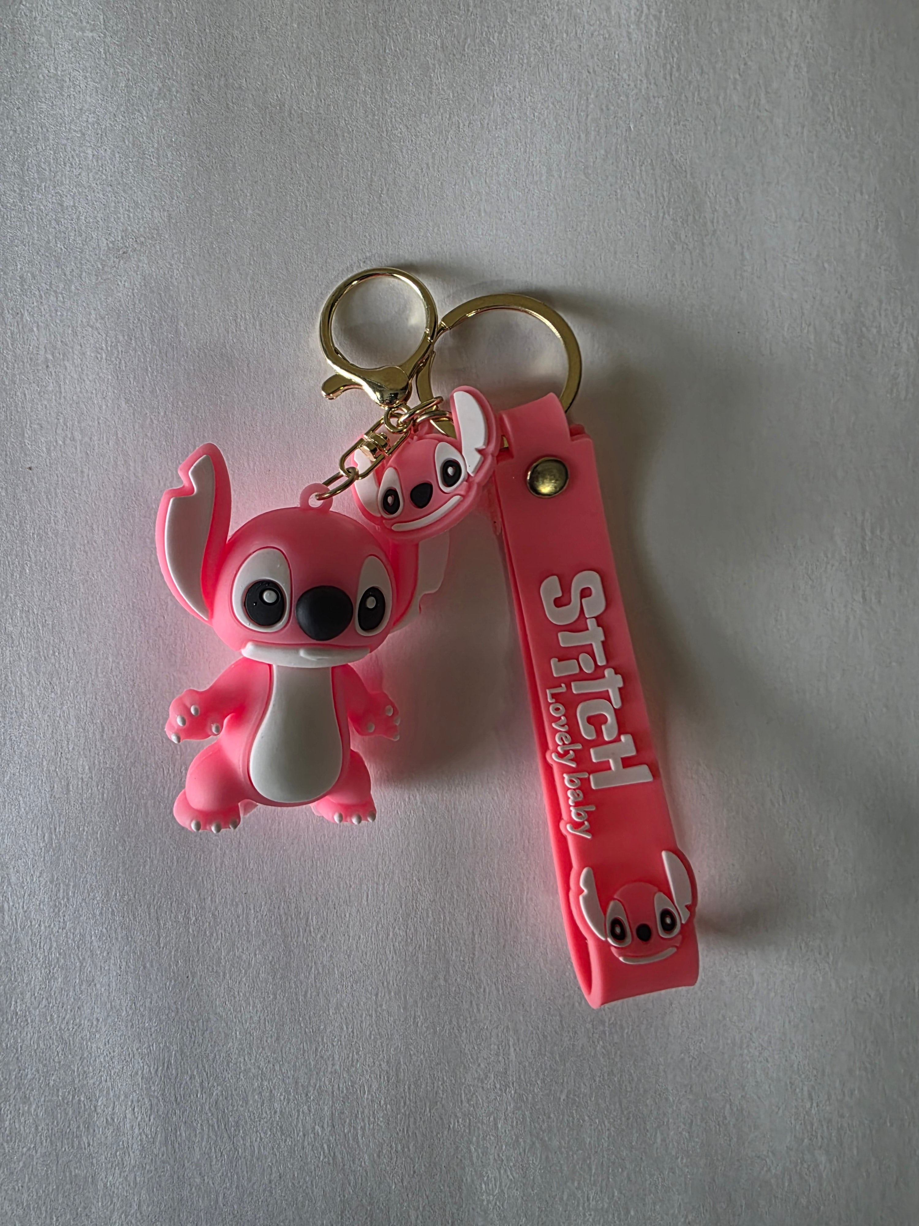 Stitch 3D Figure Keychains – 5-Pack Claw Machine Prize