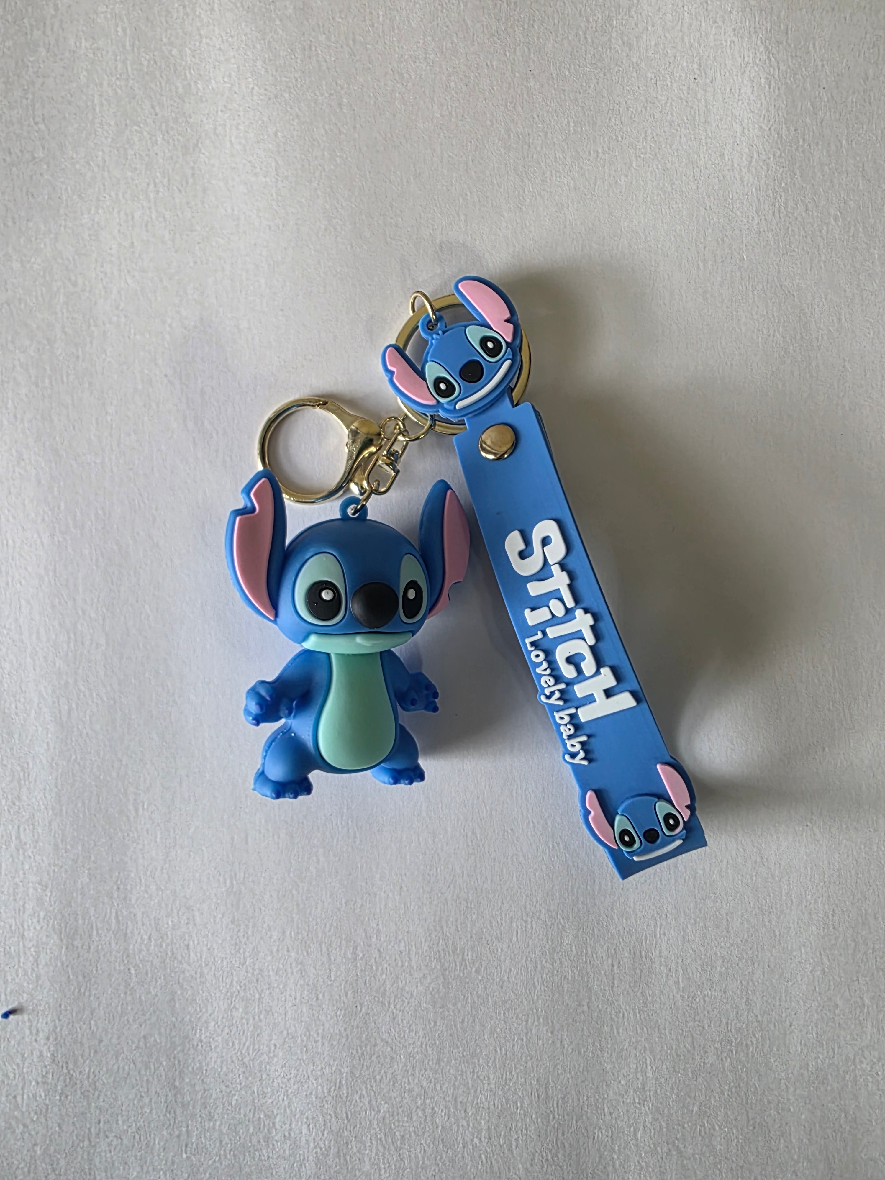 Stitch 3D Figure Keychains – 5-Pack Claw Machine Prize