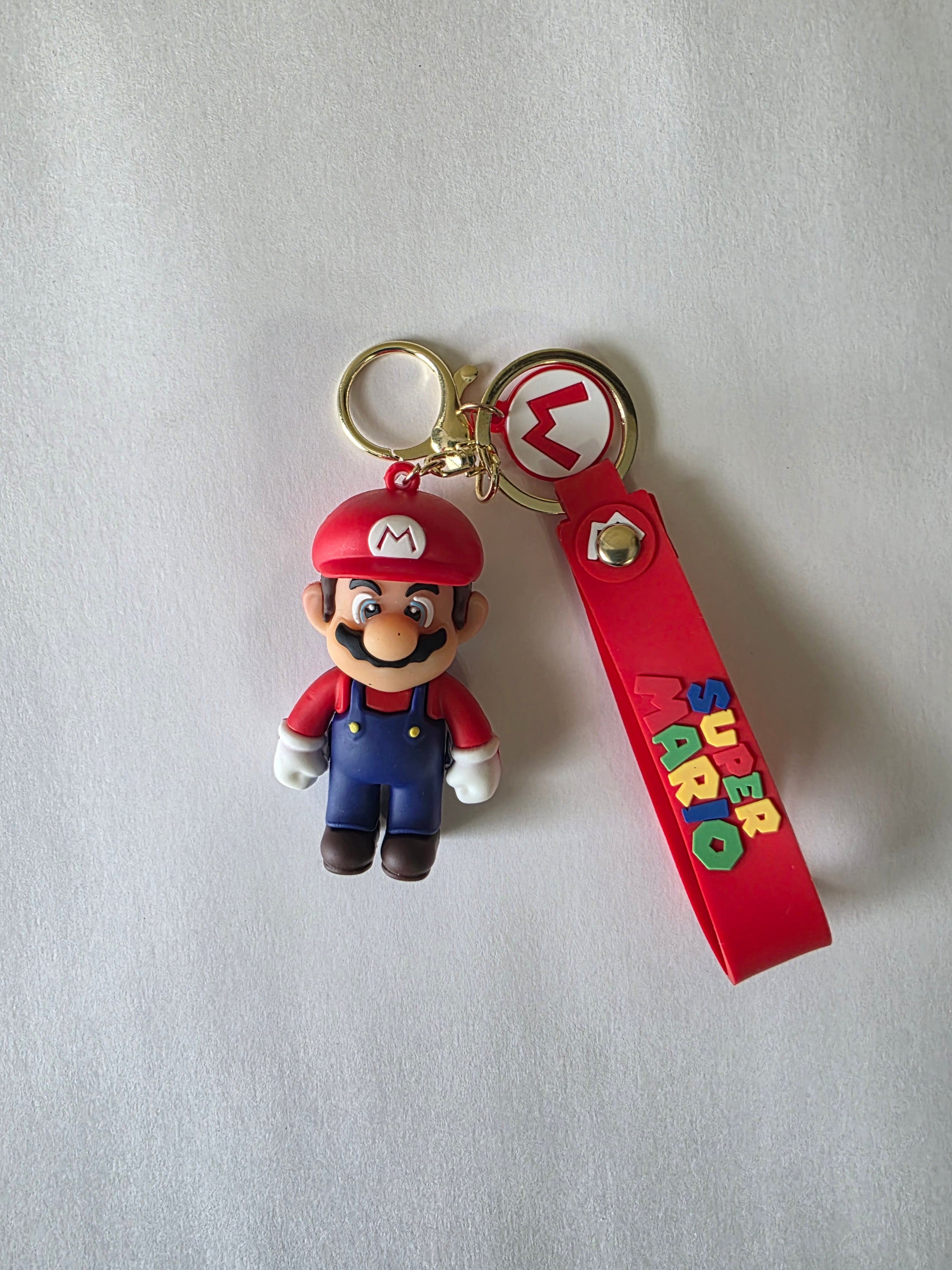Super Mario Bros. 3D Figure Keychains – 6-Pack Claw Machine Prize